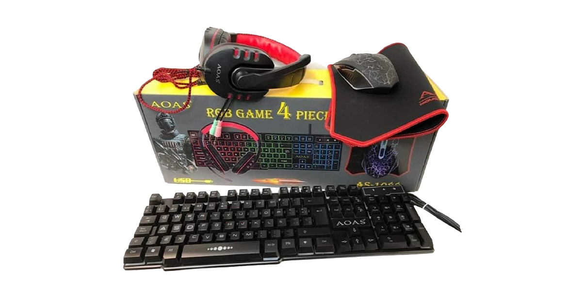 $39 por Kit RGB Gamer de 4 piezas de la marca AOAS, que incluye ...