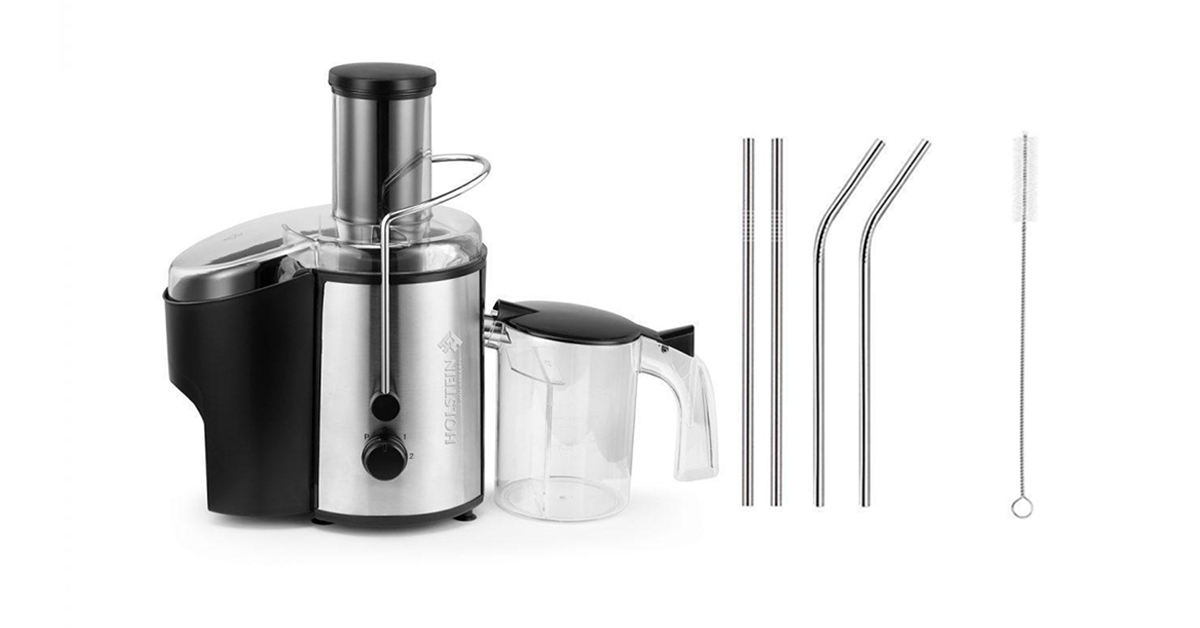 $54 por Extractor de jugo marca Holstein + Set de 4 carrizos reutilizables  - Gustazos